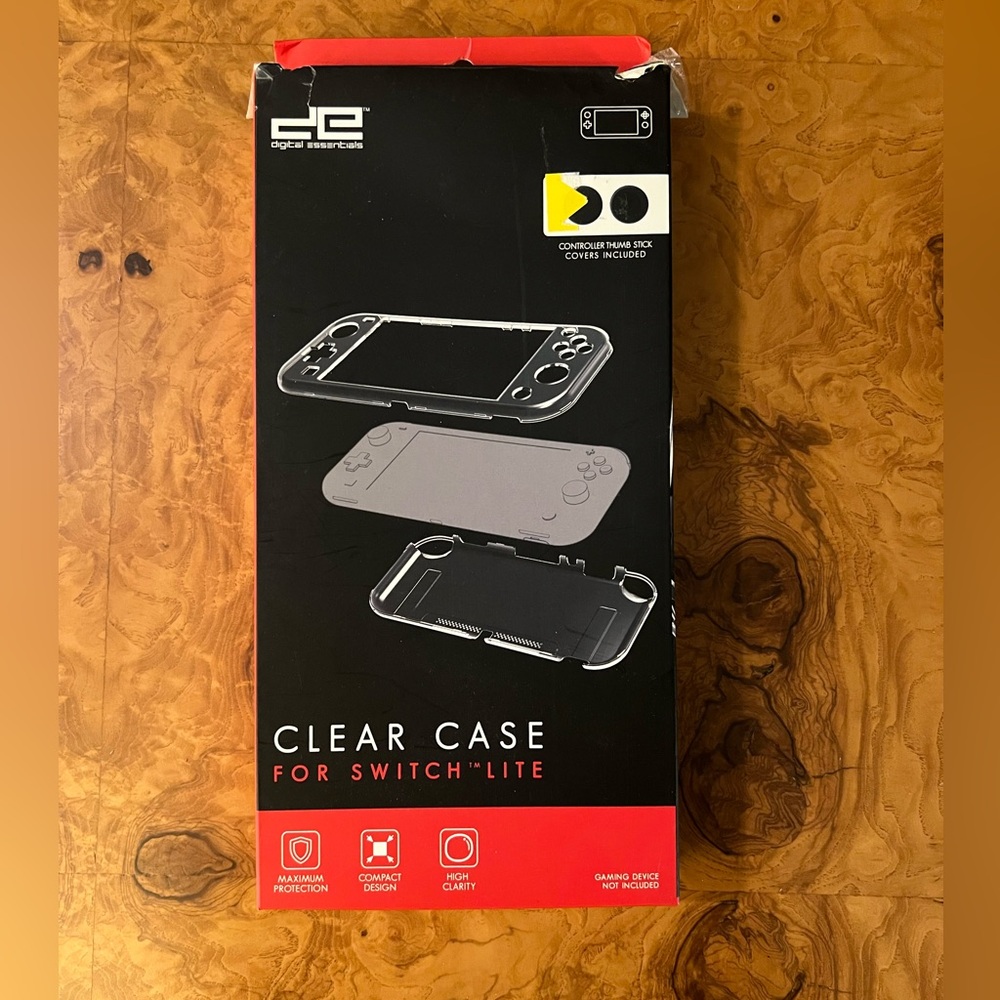 Digital Essentials Clear Case for Nintendo Switch Lite